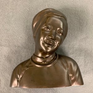 Une paire de bustes en bronze, Chine, Révolution Culturelle, 3ème quart du 20ème — photo 19