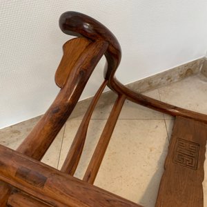 Une paire de chaises chinoises en bois huanghuali, République, 20ème — photo 24