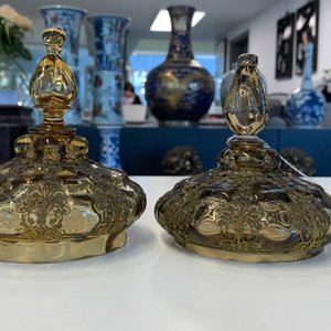 Une paire de gobelets couverts en verre incrusté de cuivre doré, Russie ou Europe de l'Est, 19ème — photo 13