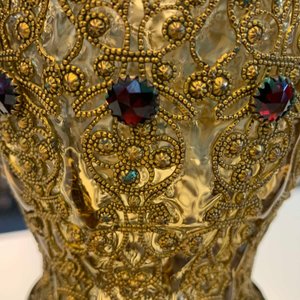 Une paire de gobelets couverts en verre incrusté de cuivre doré, Russie ou Europe de l'Est, 19ème — photo 9