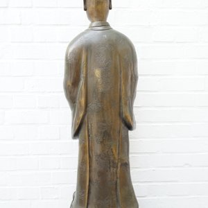 Une paire de grandes figures aux têtes amovibles en bronze, Chine pour le Vietnam, 19ème — photo 17
