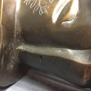 Une paire de grandes figures aux têtes amovibles en bronze, Chine pour le Vietnam, 19ème — photo 51