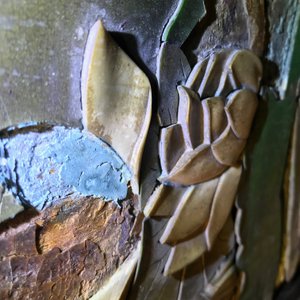 Une paire de grands panneaux en bois laqué incrusté d'ivoire avec des poèmes, Chine, Qianlong — photo 35