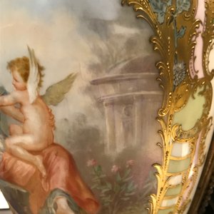 Une paire de grands vases en porcelaine de Sèvres aux montures en bronze, France, 19ème — photo 14