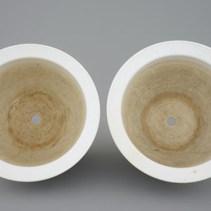 Une paire de jardinières en porcelaine de Chine famille rose, 19ème — photo 5
