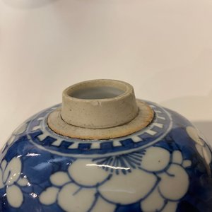 Une paire de jarres et une théière couverte en porcelaine de Chine en bleu et blanc, Kangxi — photo 16
