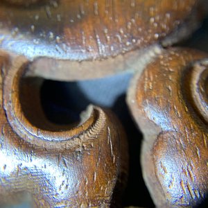 Une paire de panneaux ajourés en bois sculpté, 18/19ème — photo 15