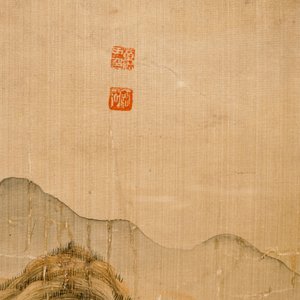 Une paire de peintures chinoises sur soie au sujet "Les huit chevaux de Mu Wang", 19/20ème — photo 6