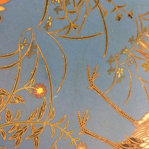 Une paire de plats aux oiseaux en cloisonné de Japon, Meiji, 19ème — photo 3