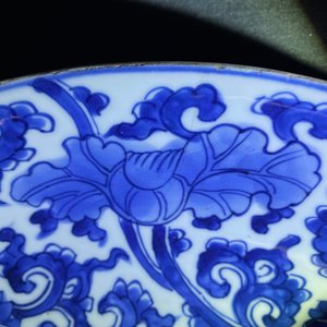 Une paire de plats en porcelaine de Chine en bleu et blanc, Kangxi — photo 20