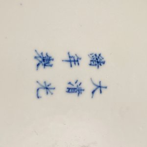 Une paire de plats en porcelaine de Chine en bleu et blanc, marque et époque de Guangxu — photo 16