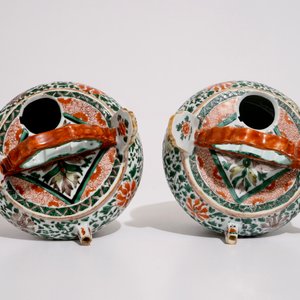 Une paire de pots à chaux en porcelaine de Chine famille verte, poss. pour le marché vietnamien, Kangxi — photo 6