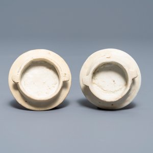 Une paire de pots à chaux en porcelaine de Chine famille verte pour le Vietnam, Kangxi — photo 8