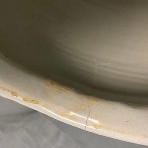 Une paire de pots à tabac en faïence de Delft en bleu et blanc à décor d'indiens, 18ème — photo 13