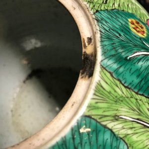 Une paire de pots couverts en porcelaine de Chine famille rose à décor de choux, 19ème — photo 11