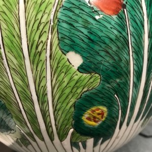 Une paire de pots couverts en porcelaine de Chine famille rose à décor de choux, 19ème — photo 12