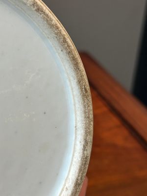 Une paire de pots et un vase en porcelaine de Chine en bleu et blanc, marque de Kangxi, 19ème — photo 21