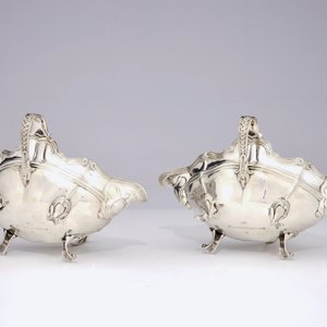 Une paire de saucières en argent, Flandres, 18ème — photo 3