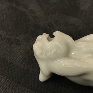 Une paire de sceaux en porcelaine blanc de Chine de Dehua, marques en creux, Kangxi — photo 30