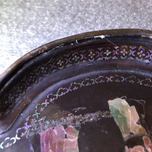 Une paire de tasses et soucoupes en argent et laque burgauté, Chine, Kangxi — photo 15