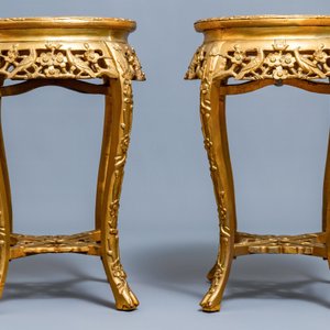 Une paire de très grands vases en porcelaine dans le style de Sèvres aux montures en bronze doré, signés Desprez, France, 19ème — photo 19