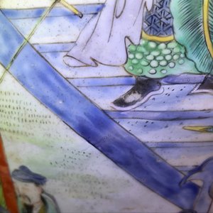 Une paire de très grands vases en porcelaine de Chine famille verte, 19ème — photo 22
