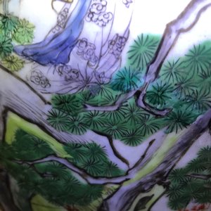 Une paire de très grands vases en porcelaine de Chine famille verte, 19ème — photo 26