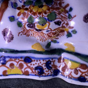 Une paire de vaches en faïence polychrome de Delft, 18ème — photo 17