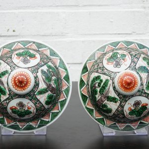 Une paire de vases chinois en porcelaine de Chine famille verte, 19/20ème — photo 13
