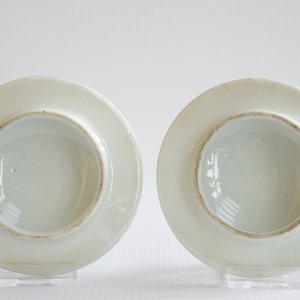 Une paire de vases couverts en porcelaine de Chine famille rose aux cailles, République, 20ème — photo 10