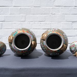 Une paire de vases couverts en porcelaine de Chine famille rose de Canton, 19ème — photo 18
