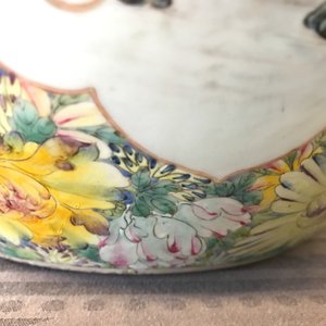 Une paire de vases de forme tianqiu ping en porcelaine de Chine famille rose, marque de Qianlong, 19/20ème — photo 26