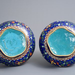 Une paire de vases en émaux cloisonnés, Chine, vers 1900 — photo 5