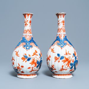Une paire de vases en faïence de Delft doré, 18ème — photo 4