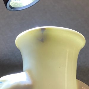 Une paire de vases en porcelaine de Chine en bleu et blanc aux anses en forme de tête d'éléphant, Kangxi — photo 14