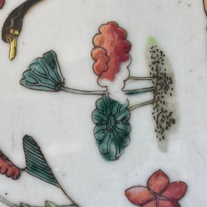 Une paire de vases en porcelaine de Chine famille rose à décor d'oiseaux parmi branches fleuries, 19ème — photo 8