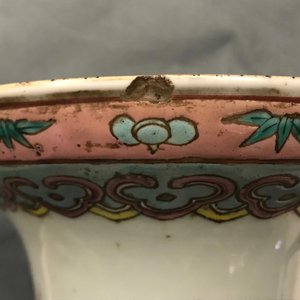 Une paire de vases en porcelaine de Chine famille rose aux oiseaux parmi fleurs, 19ème — photo 14