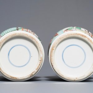 Une paire de vases en porcelaine de Chine famille verte, 19ème — photo 5