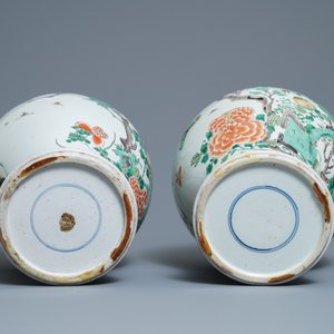 Une paire de vases en porcelaine de Chine famille verte, Kangxi — photo 6