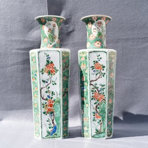 Une paire de vases en porcelaine de Chine famille verte, Kangxi — photo 10