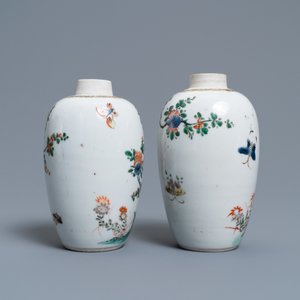 Une paire de vases en porcelaine de Chine famille verte, Kangxi — photo 4
