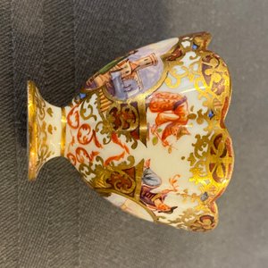 Une paire d'encriers couverts en porcelaine de Meissen à décor 'Kauffahrtei', Allemagne, 18ème — photo 8