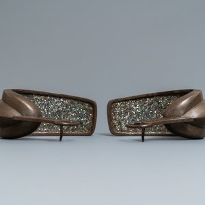 Une paire d'étriers 'abumi' en nacre incrusté de façon 'raden', Japon, Edo, 18ème — photo 6