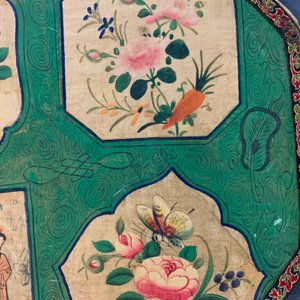 Une paire d'éventails en papier peint et laque de Chine, Canton, 19ème — photo 30