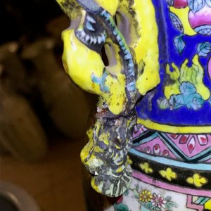 Une paire et deux vases en porcelaine de Chine famille rose, 19ème — photo 23