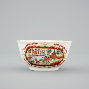 Une partie d'un service à thé en porcelaine de Chine famille rose et doré de style Meissen, Qianlong, 18ème — photo 11