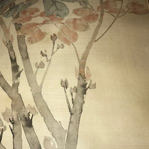 Une peinture chinoise sur soie figurant des pivoines, 19ème — photo 12