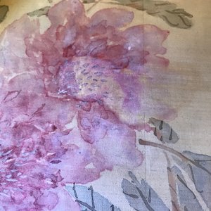 Une peinture chinoise sur soie figurant des pivoines, 19ème — photo 8
