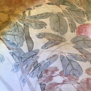 Une peinture chinoise sur soie figurant des pivoines, 19ème — photo 10