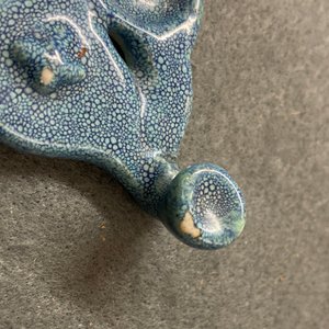 Une petite pierre à encre en porcelaine de Chine 'robin's egg', Qianlong — photo 3